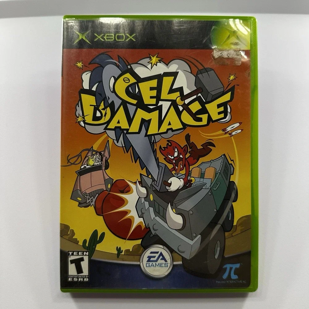 Cel Damage (Microsoft Xbox, 2001) CIB w/ Manual
